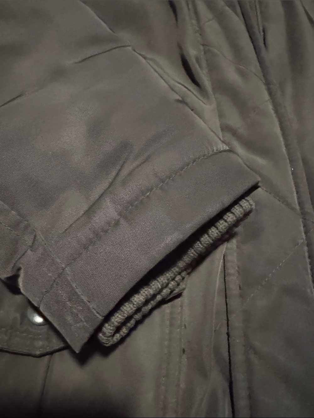 Universal Thread Olive Green Parka with Faux Fur Trim Hood - Picture 6 of 11